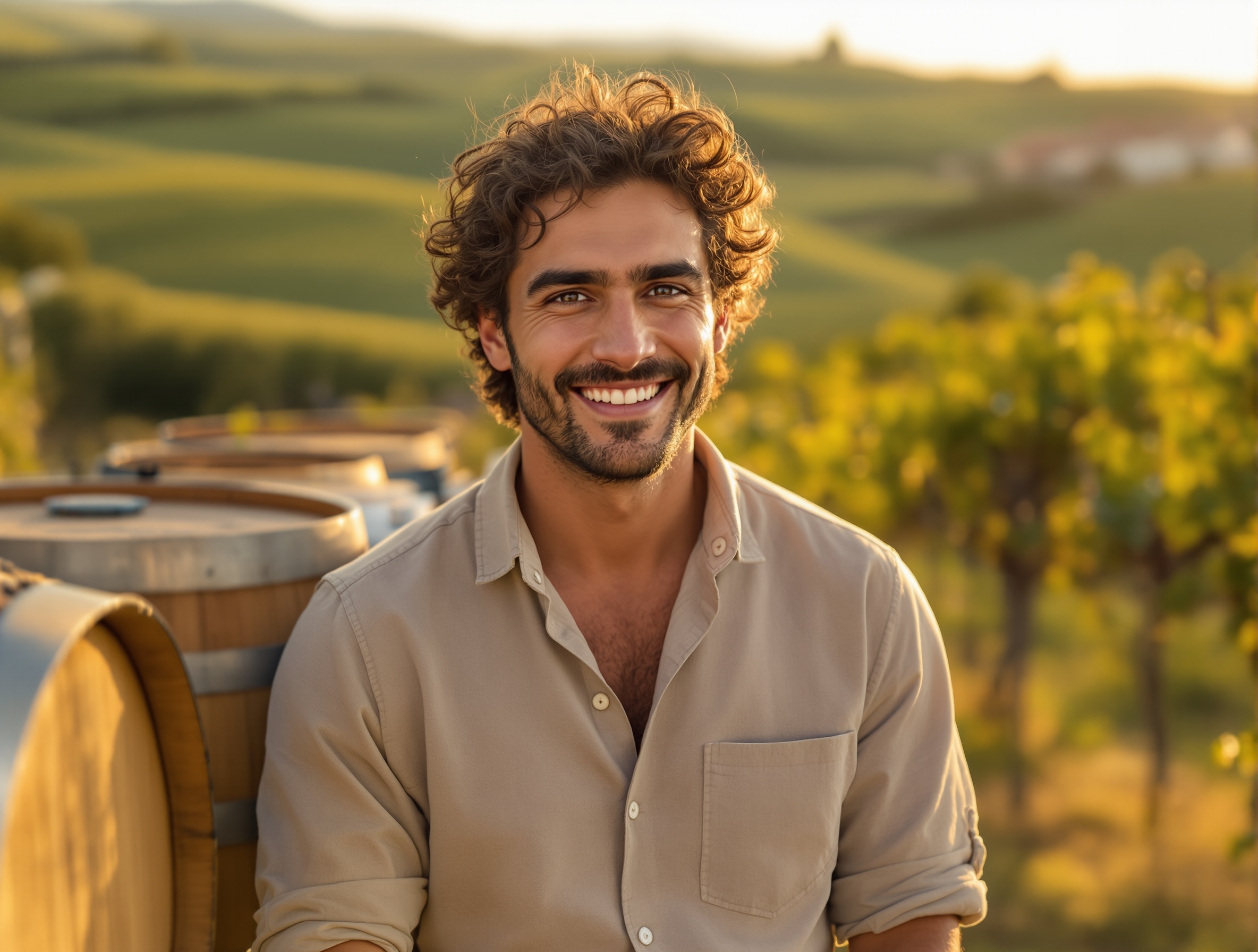Alessandro Tuscany Winemaker Vineyard